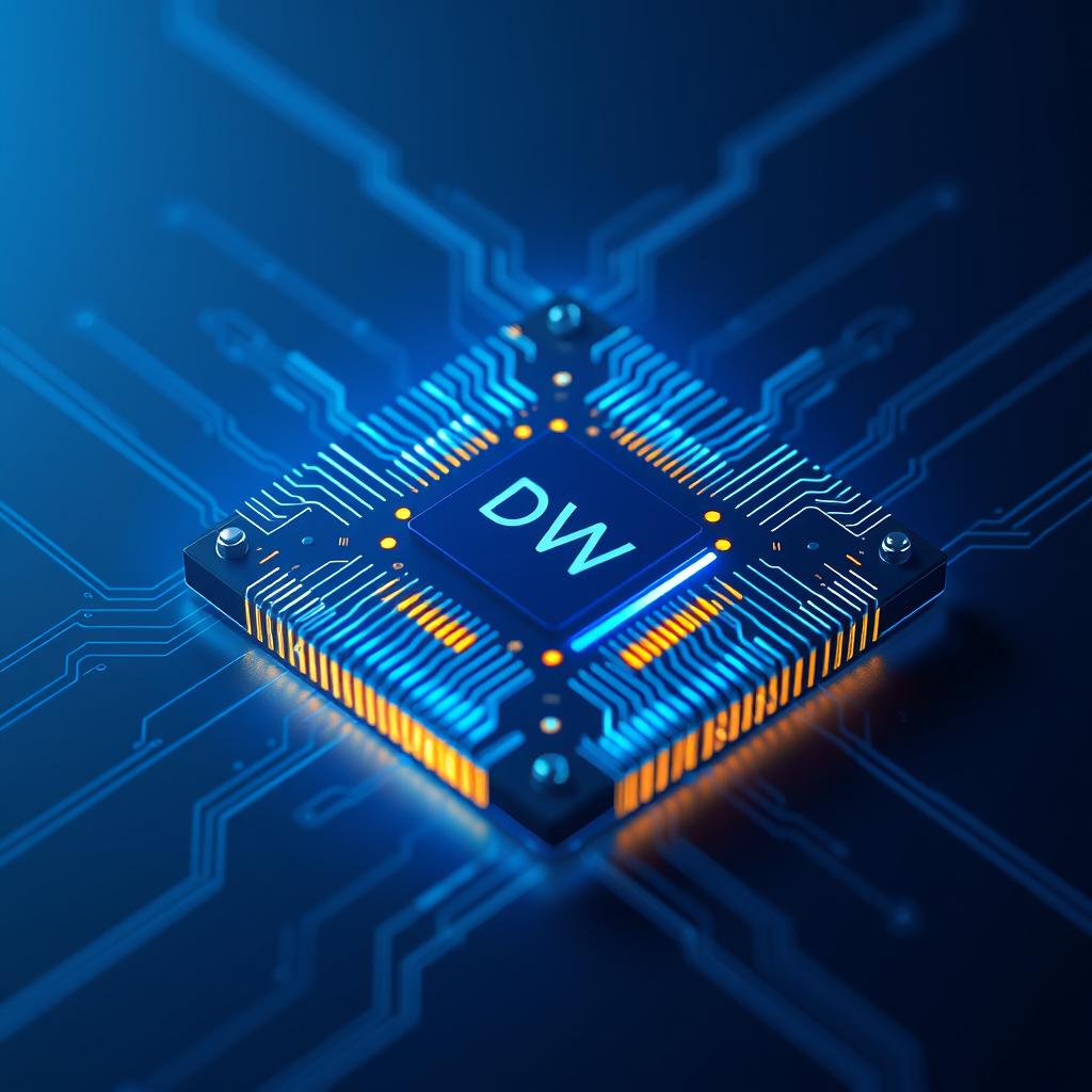 D-Wave quantum annealing processor chip with interconnected quantum circuits glo
